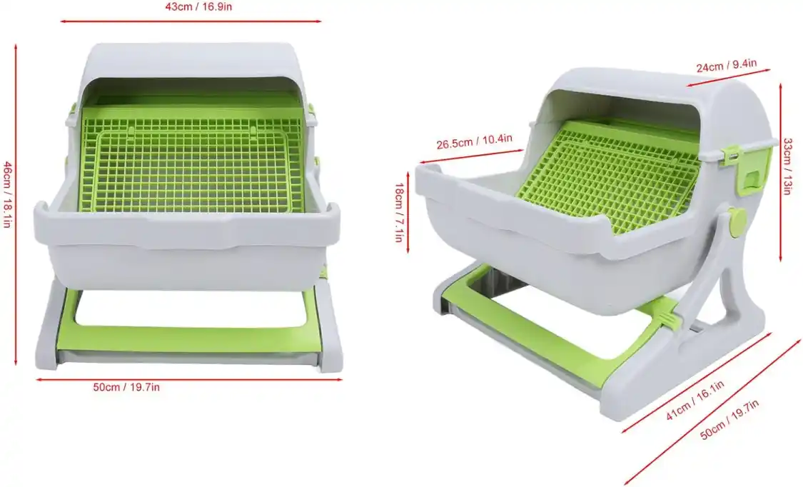 ليتر بوكس ذاتي التنظيف نصف اوتوماتيك للقطط في دمشق