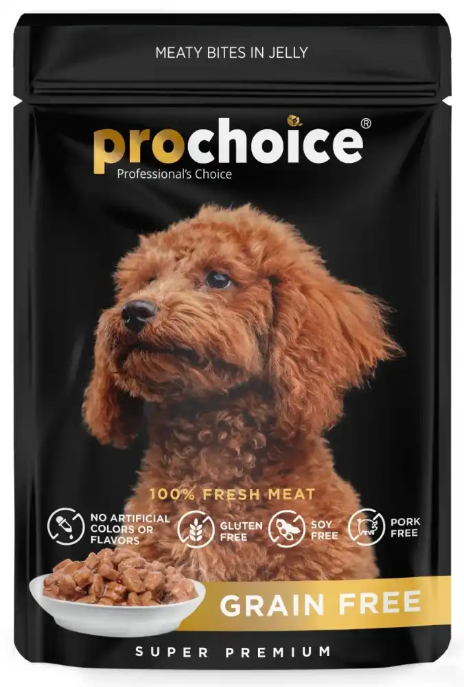ProChoice Dog Meaty Bites in Jelly In Damascus